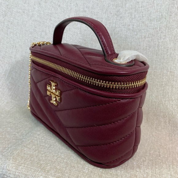 Tory Burch Garnet Kira Mini Vanity Case Bag - Picture 2 of 15
